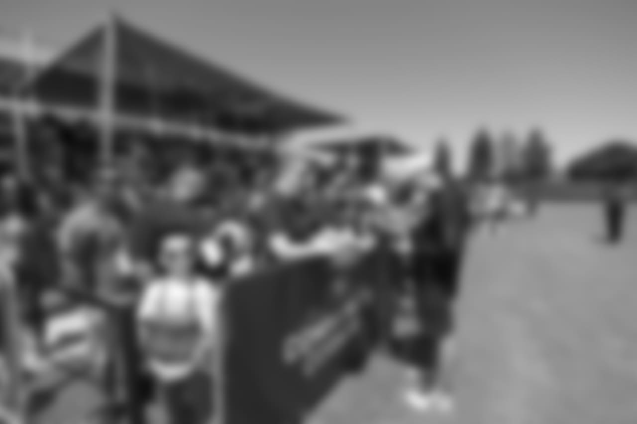 Wide Receivers Coach/Passing Game Specialist Mike LaFleur
Day 7: First Responders, Santa Clara PAL, San Jose PAL and San Francisco PAL Hosted by 49ers Coaches