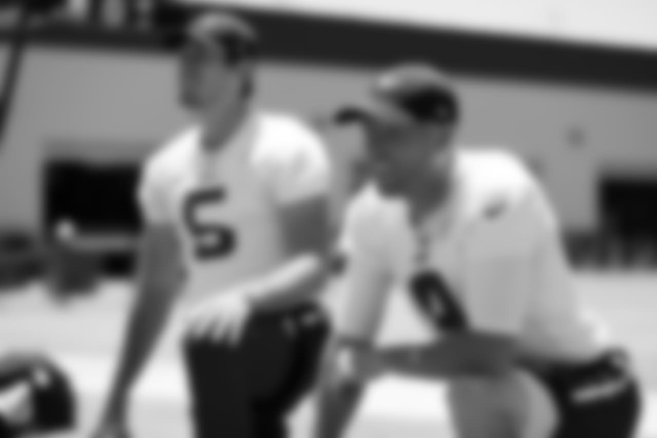 P Bradley Pinion and K Robbie Gould
