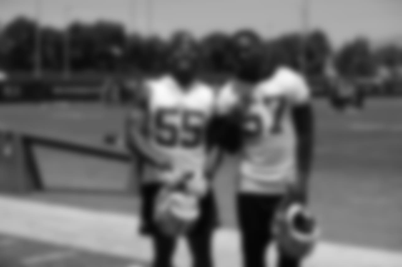LB Pita Taumoepenu and LB Eli Harold