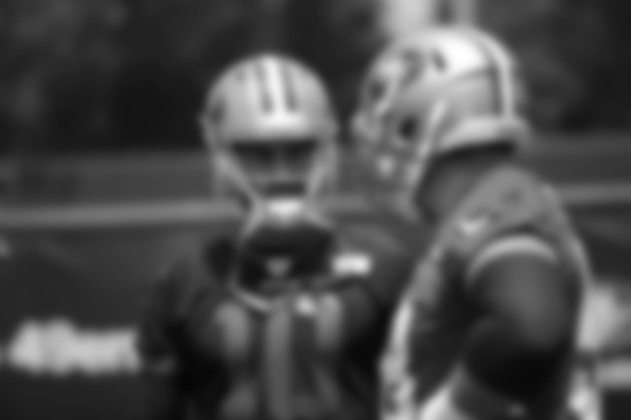QB Jimmy Garoppolo and C Weston Richburg