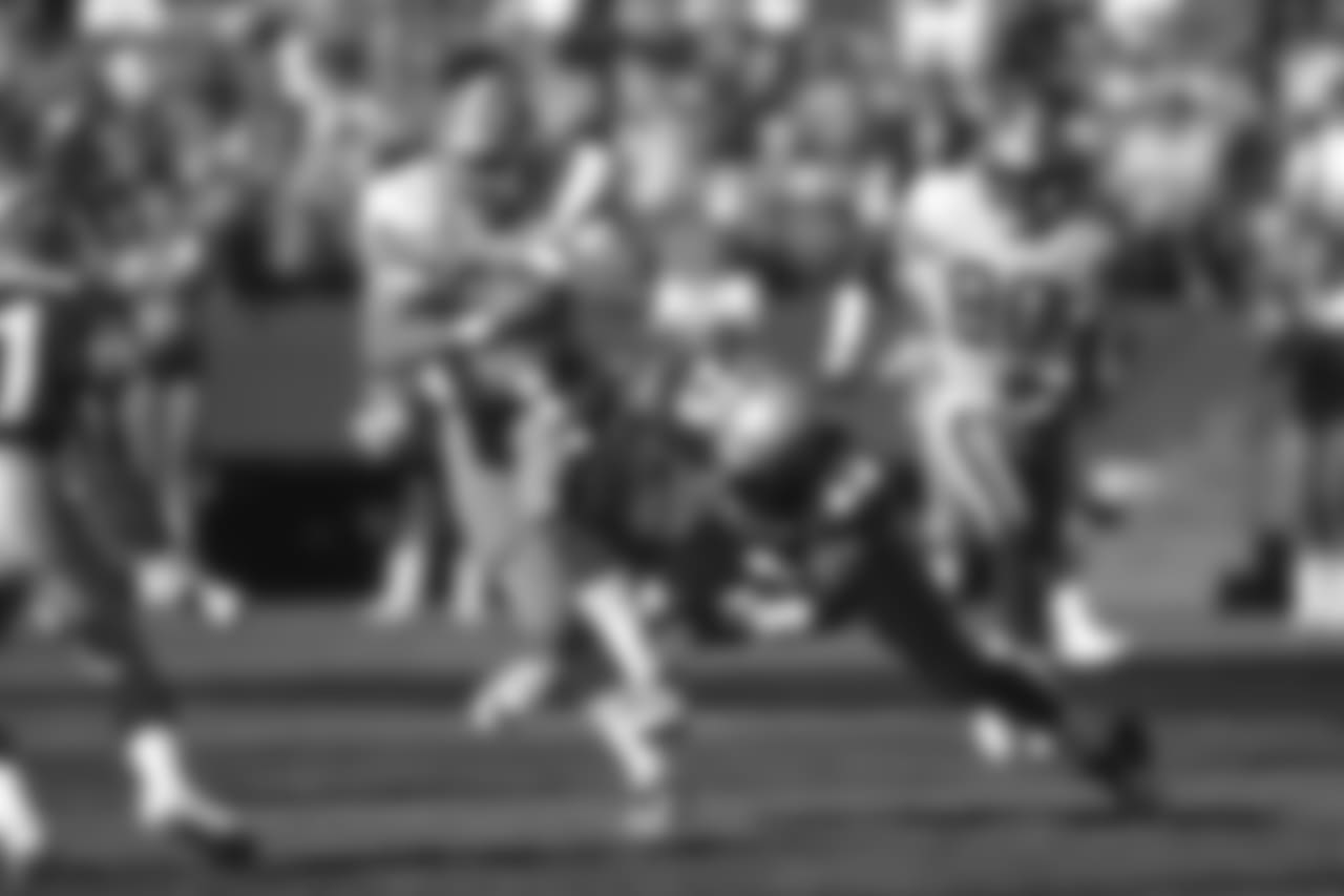 1995 -- 49ers pass-catcher Brent Jones.