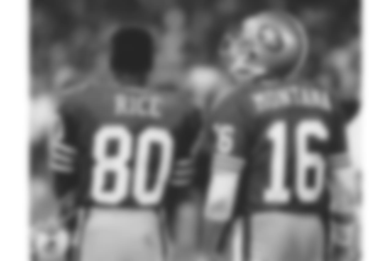 WR Jerry Rice and QB Joe Montana
