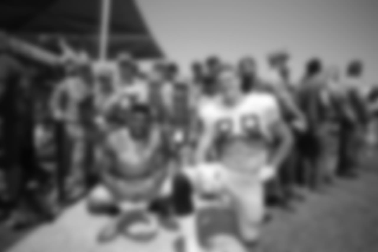 RB Jeremy McNichols and TE Cole Wick
Day 12: Military Hosted by Quarterbacks