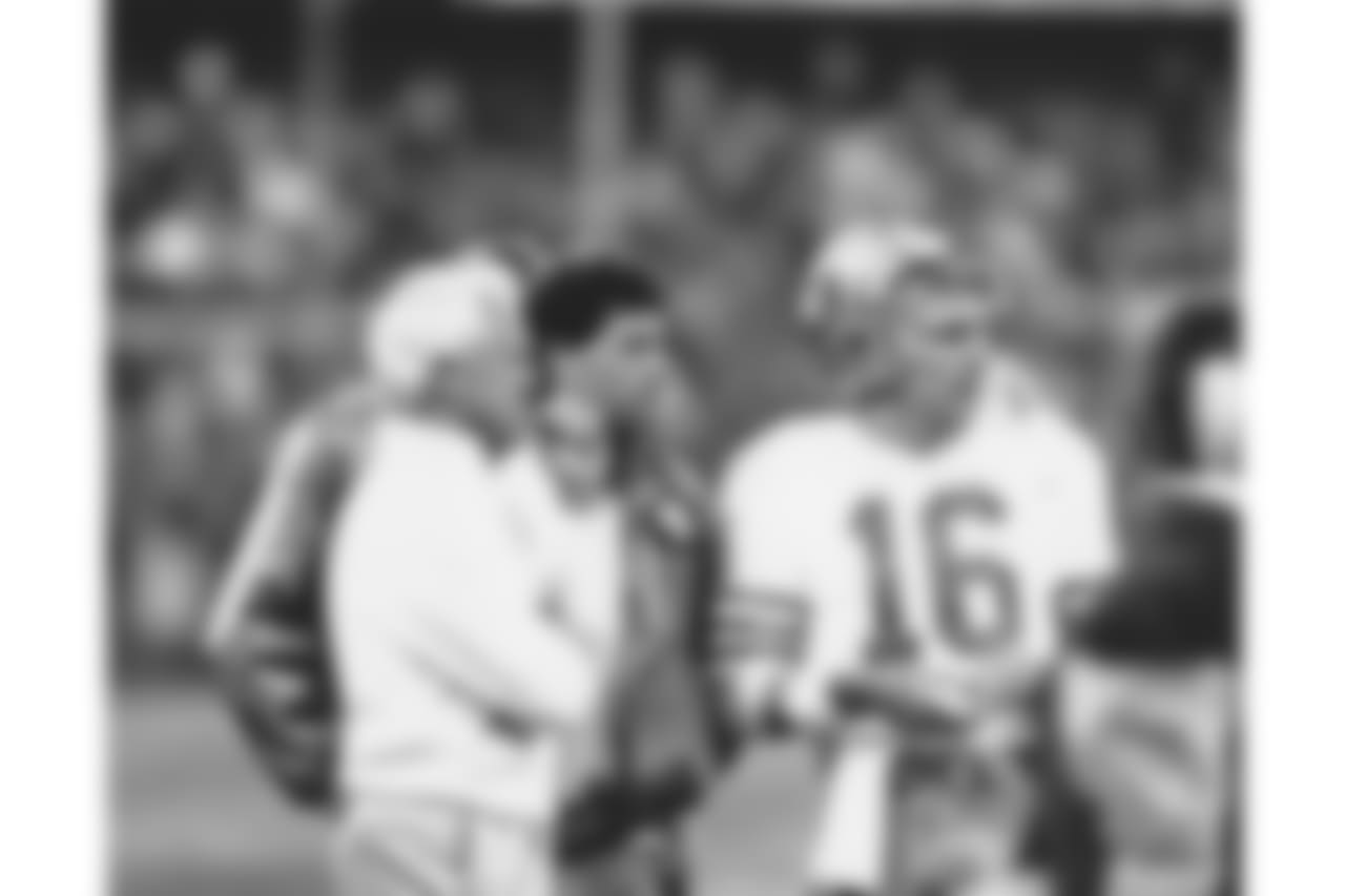 Bill Walsh, QB Steve Young and QB Joe Montana