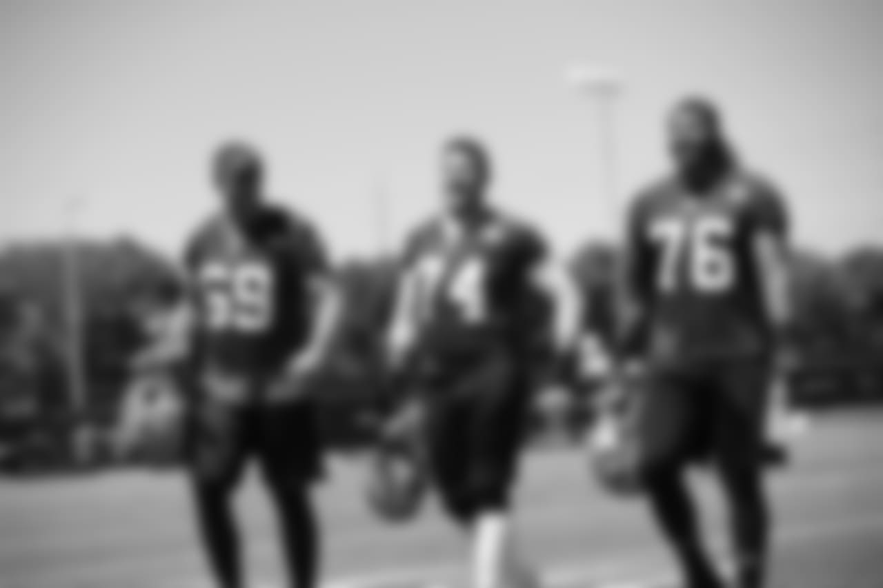 T Mike McGlinchey, T Joe Staley and OL Garry Gilliam