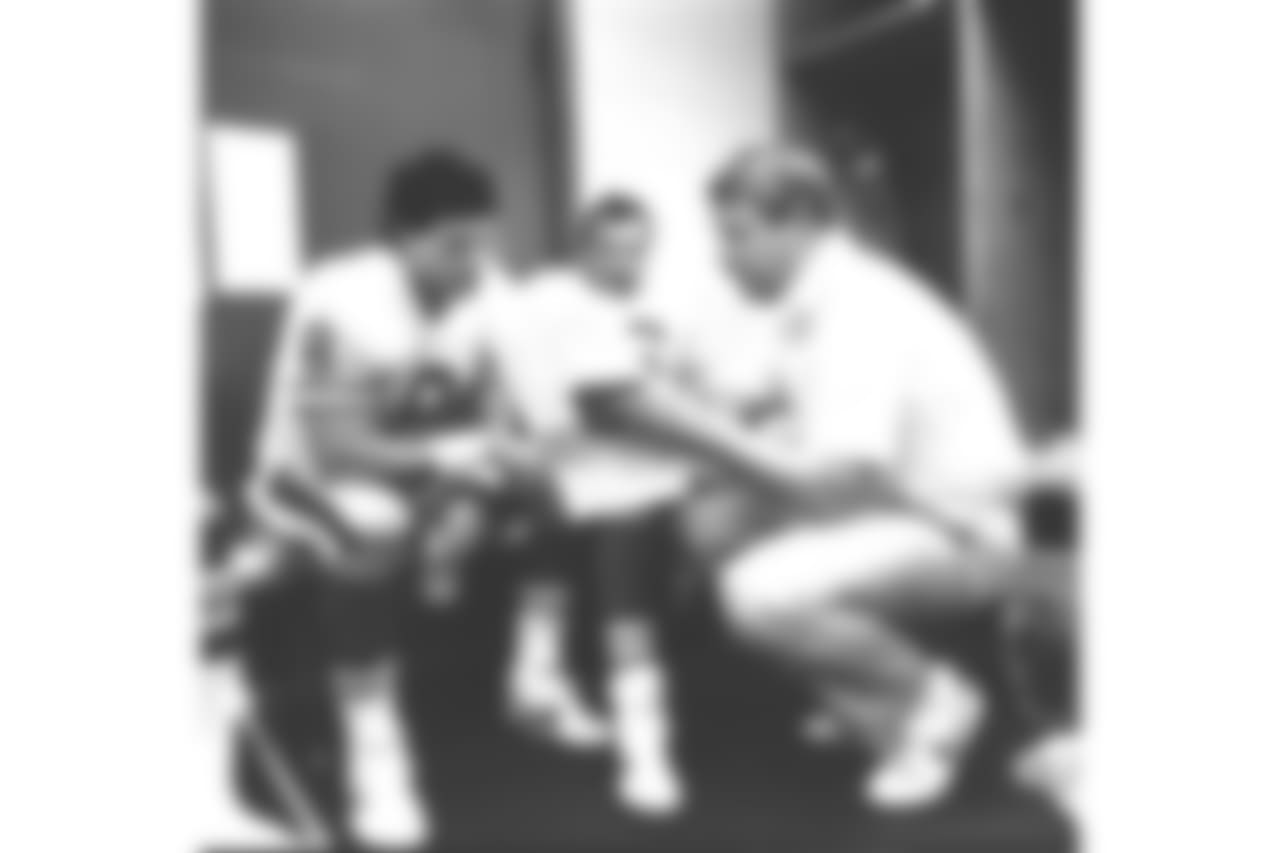 QB Steve Young, QB Joe Montana and Mike Holmgren