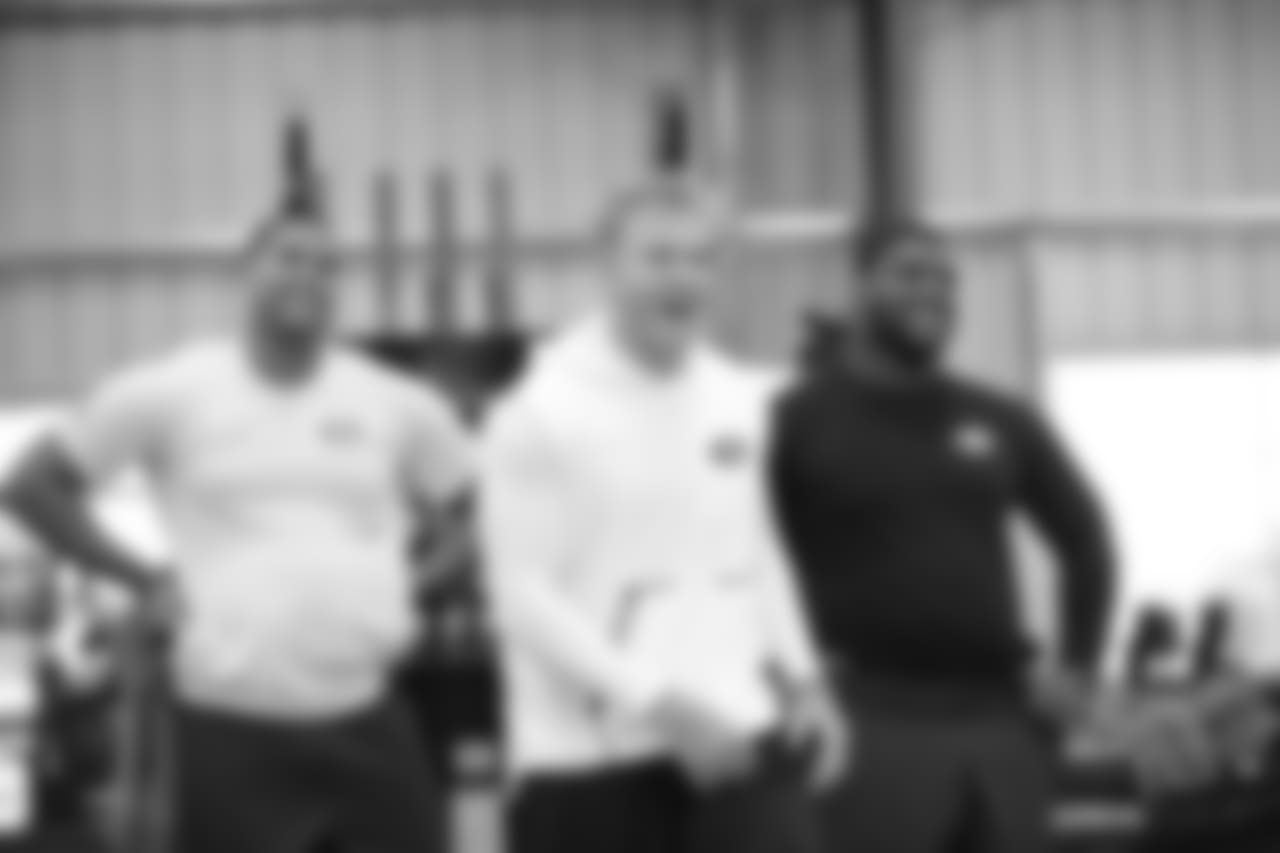 OL Andrew Lauderdale, LB Cassius Marsh and OL Laken Tomlinson.