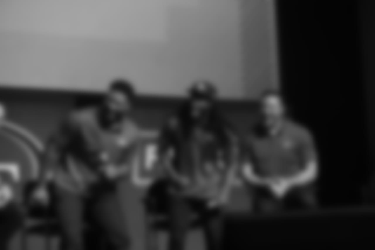 DL DeForest Buckner, CB Richard Sherman and T Joe Staley