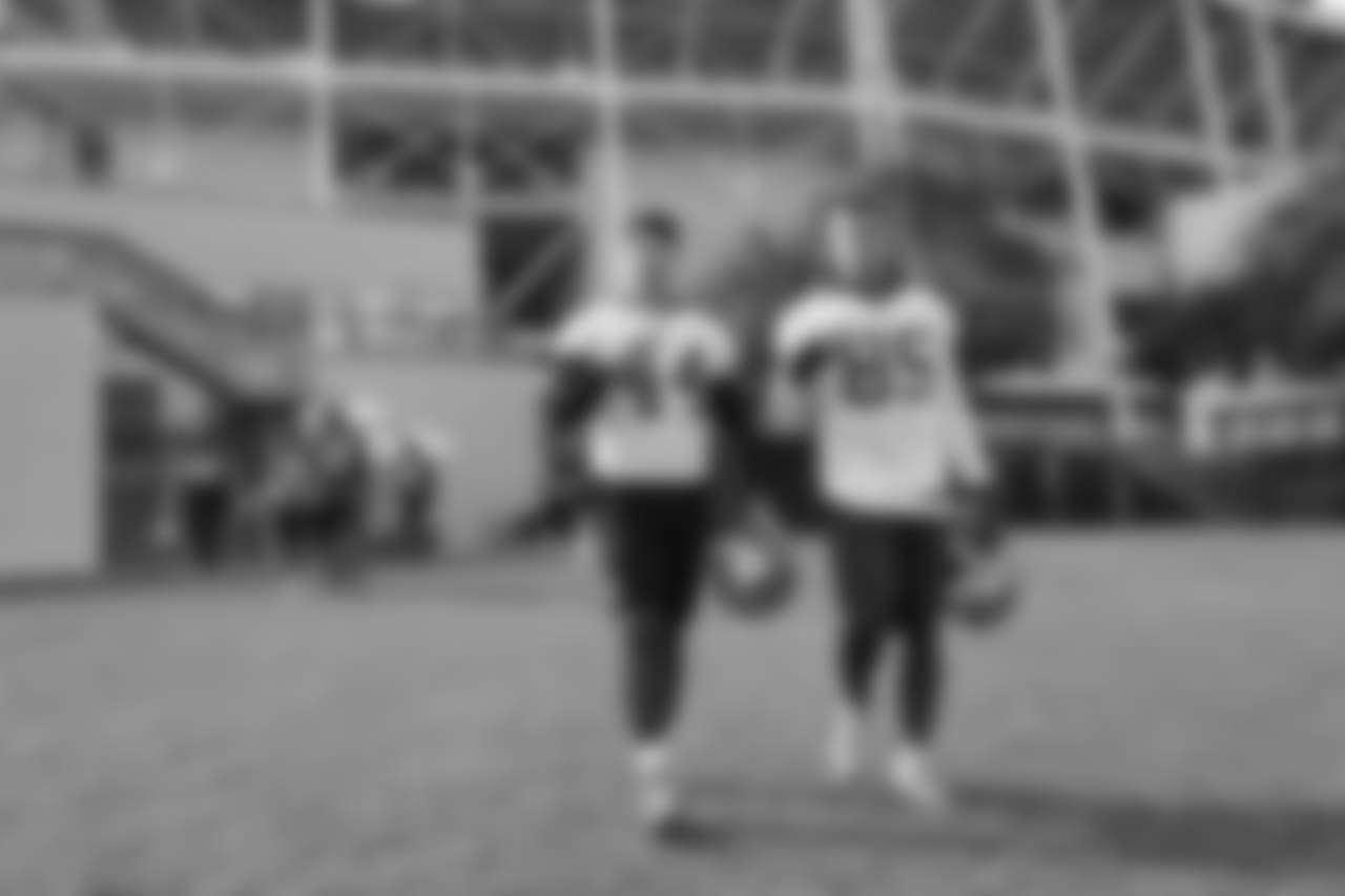 FB Kyle Juszczyk and TE George Kittle