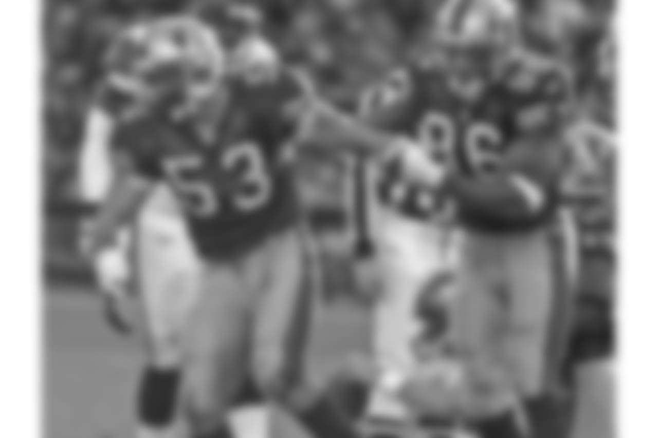 2003 -- 49ers linebacker Jeff Ulbrich.