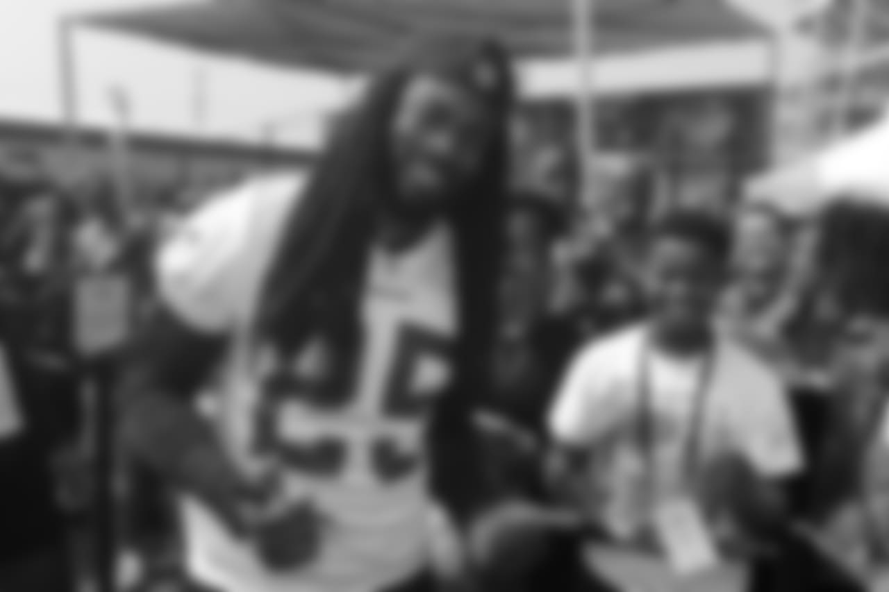 CB Richard Sherman
Day 11: Joshua Johnson's Fam1st Family Foundation and Larkin St. Youth House Hosted by Defensive Backs