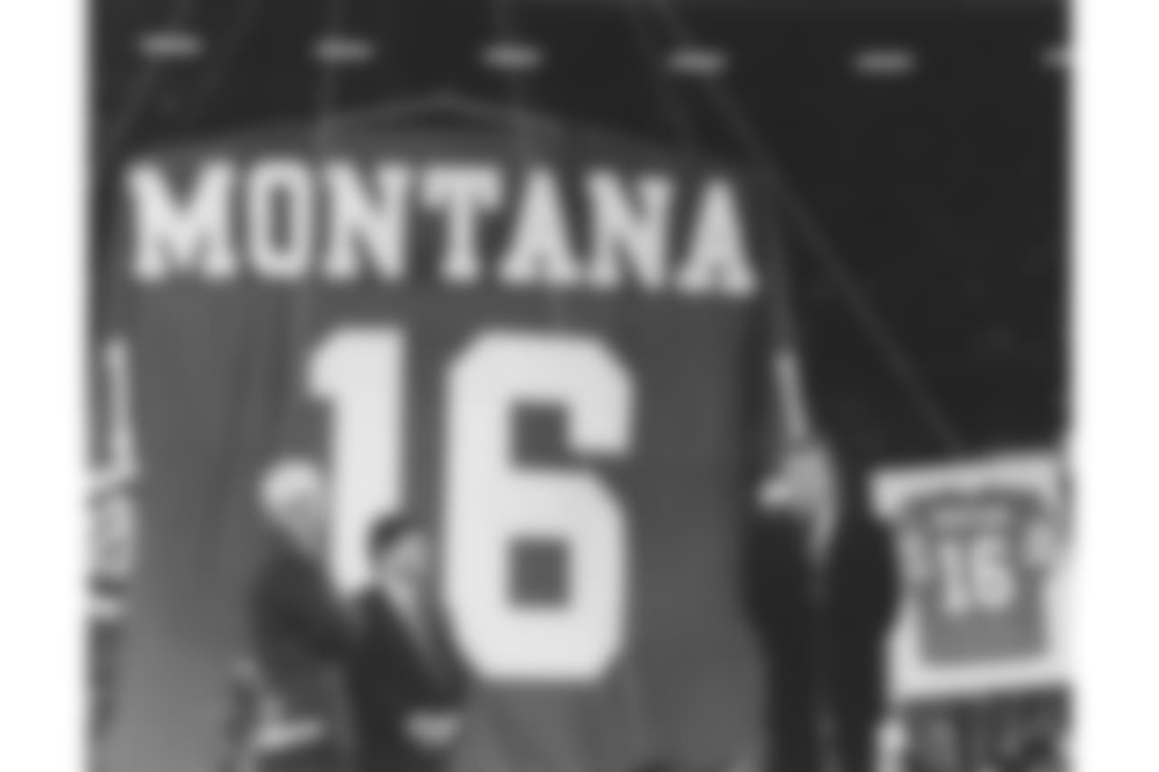 Eddie DeBartolo Jr., Bill Walsh and QB Joe Montana