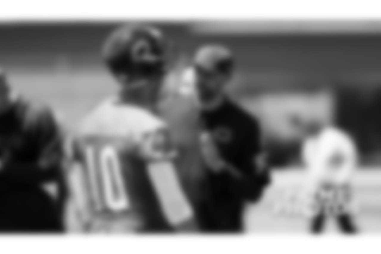 Chicago Bears played and coaches on the field for OTA's at Halas Hall, Wednesday, May 23, 2018, in Lake Forest, Illinois.