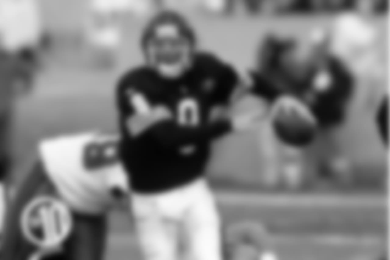 McNown came on late as a rookie, when he threw for 1,465 yards in 15 games played. After struggling early, the first-rounder picked it up down the stretch, gaining 622 yards through the air in his final three games.