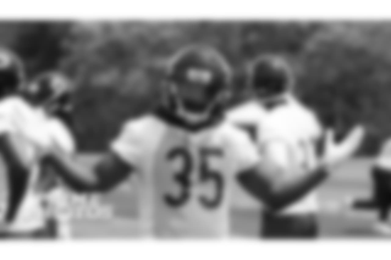 Chicago Bears played and coaches on the field for Mini Camp at Halas Hall, Wednesday, June 6, 2018, in Lake Forest, Illinois.