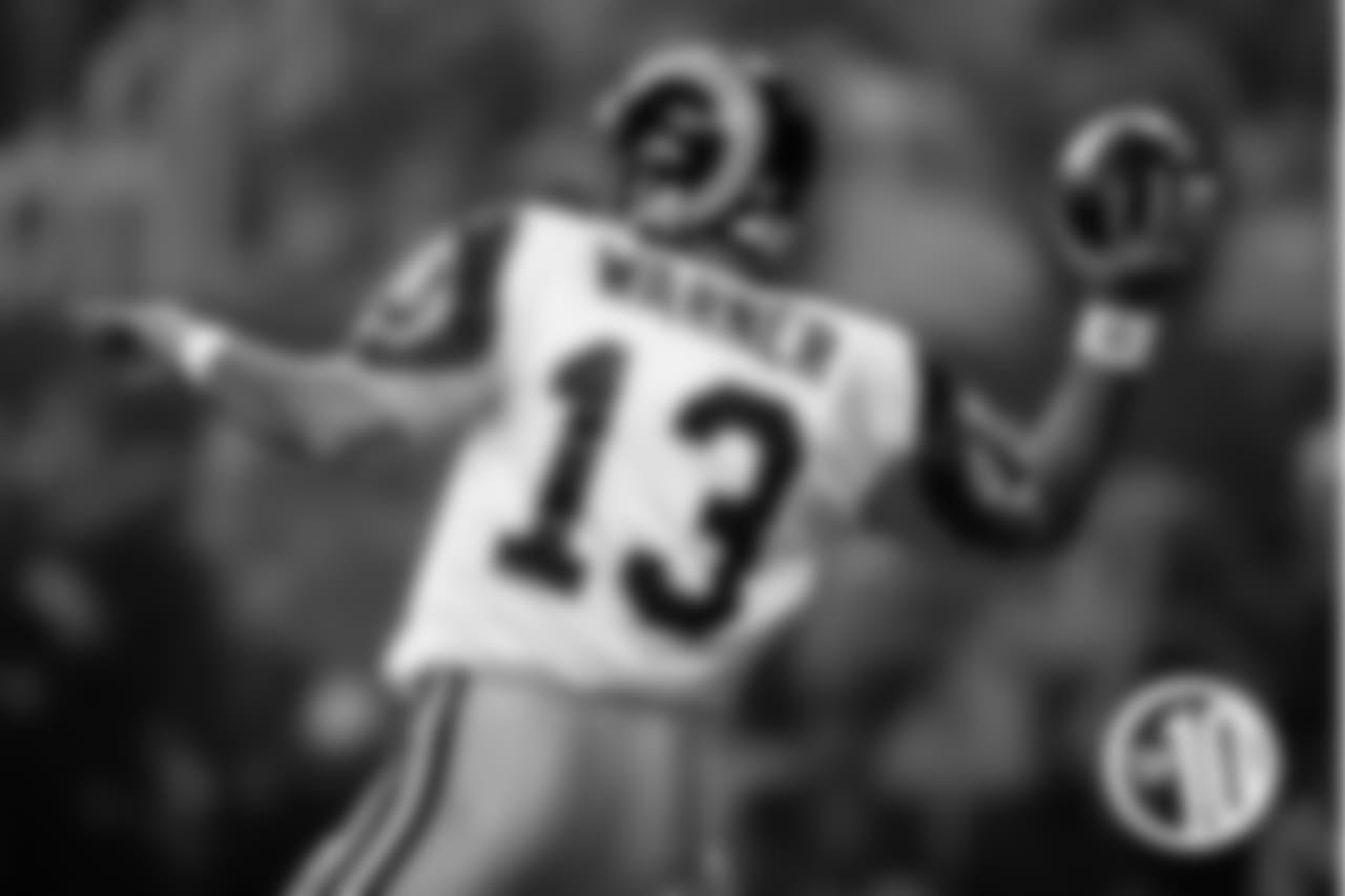 Greatest Show on Turf: Explosive Rams teams led by Hall of Fame QB Kurt Warner.