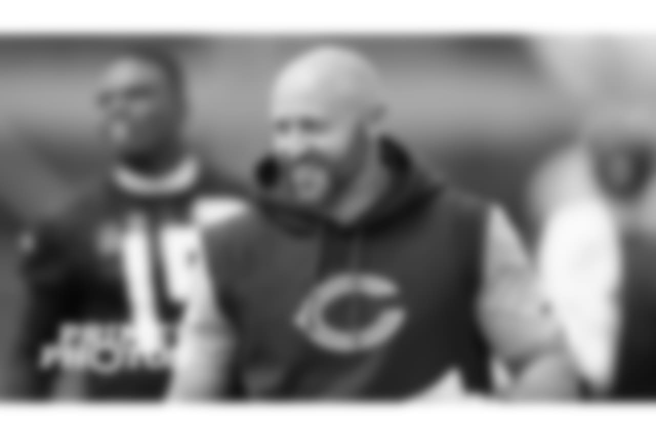 Chicago Bears played and coaches on the field for Mini Camp at Halas Hall, Wednesday, June 6, 2018, in Lake Forest, Illinois.