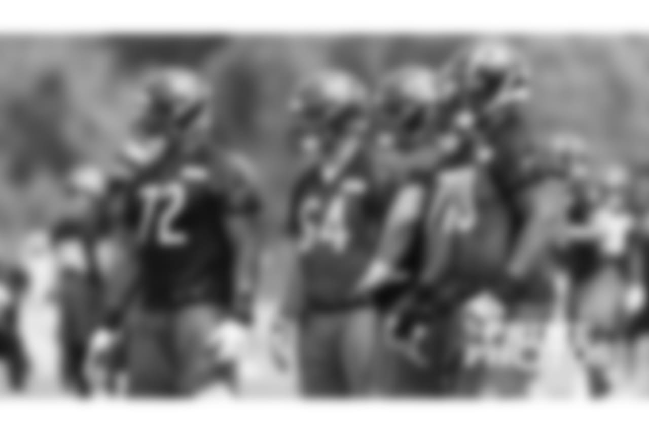 Chicago Bears played and coaches on the field for Mini Camp at Halas Hall, Wednesday, June 6, 2018, in Lake Forest, Illinois.