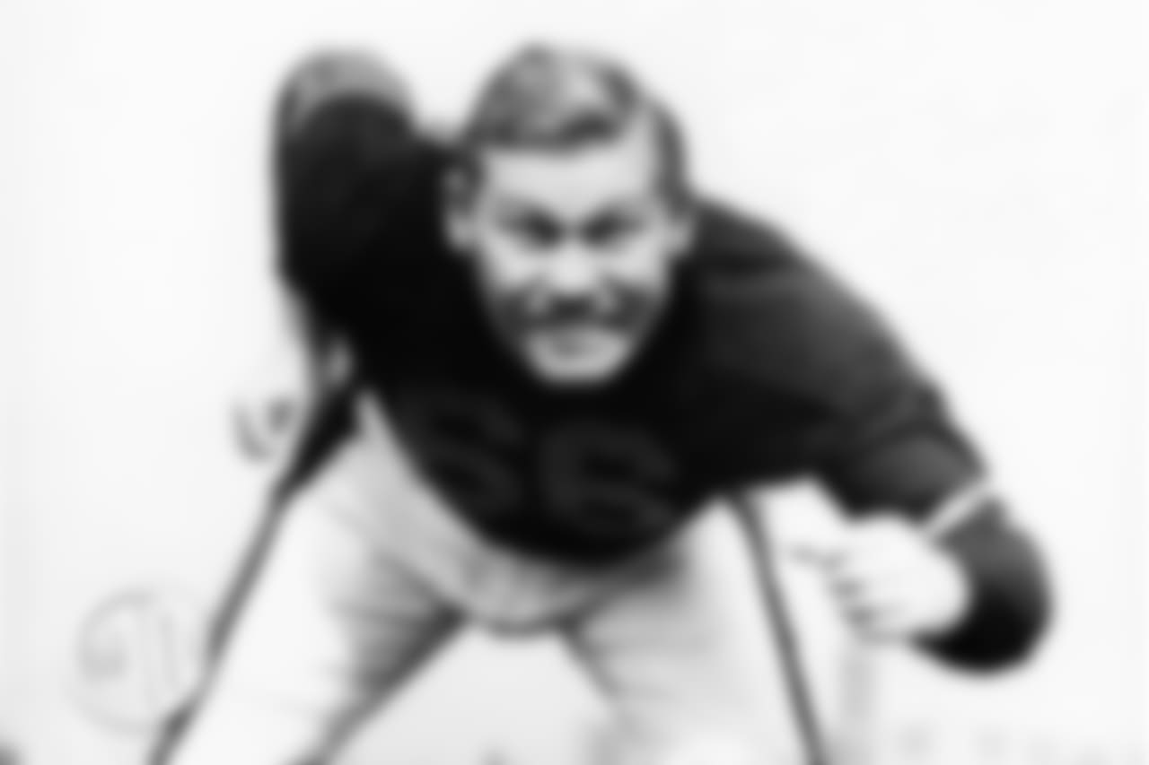 Clyde "Bulldog" Turner, Hardin-Simmons
The Pro Football Hall of Famer was a six-time all-NFL center in 13 seasons with the Bears and also led the NFL with eight interceptions in 1942 while playing linebacker.