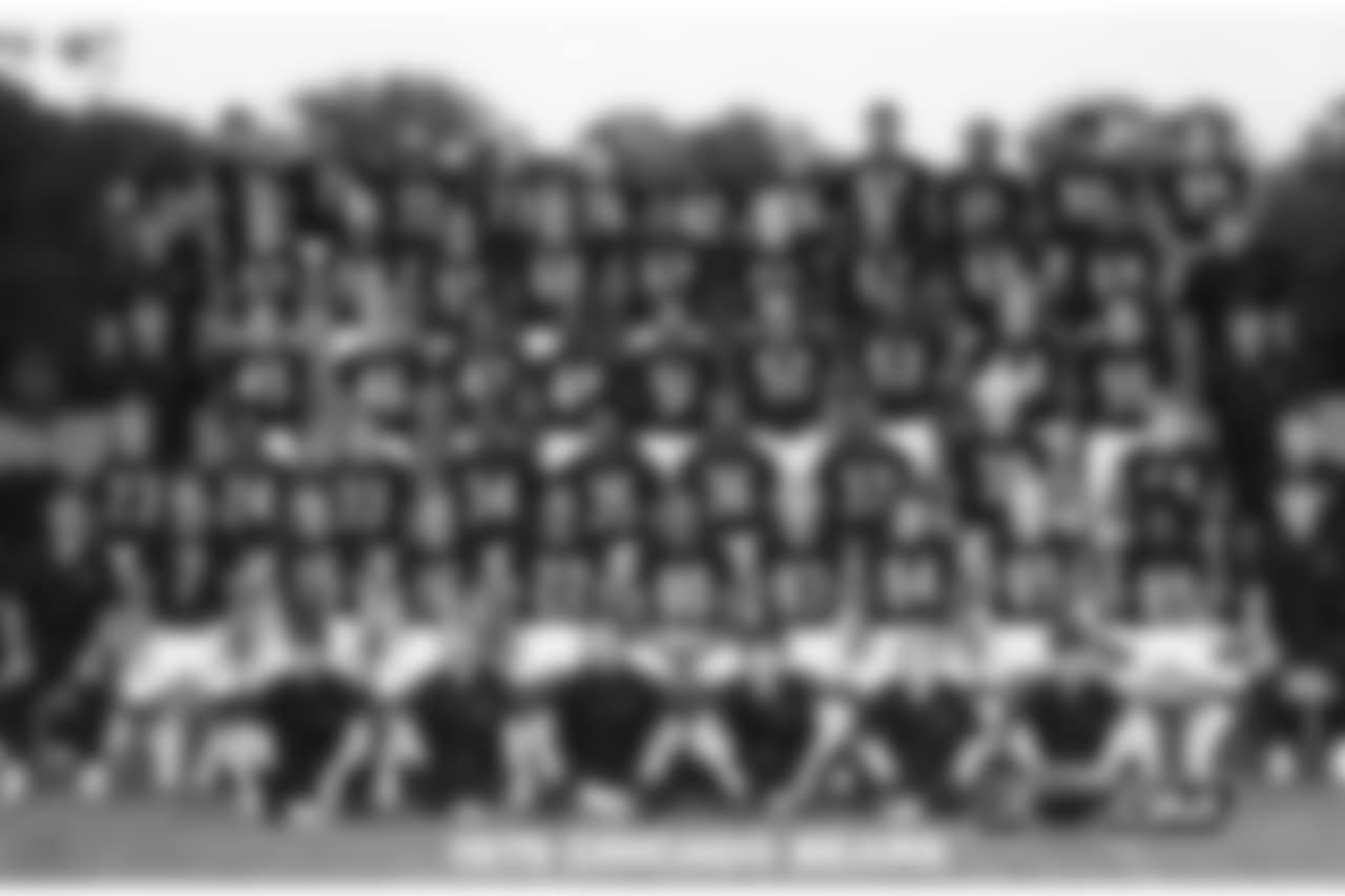 Avellini 15. Phipps 16. Thomas 22. Williams 23. Walterscheid 24. Livers 33. Deloplaine 34. Payton 35. Harper 36. Gaines 37. McClendon 39. Earl 44. Schmidt 45. Fencik 46. Plank 47. Spivey 48. Ellis 51. Herron 52. Neal 53. Hart 54. Hicks 55. Buffone 57. Kunz 58. Muckensturm 59. Campbell 60. Boden 62. Jiggetts 63. Ardizzone 64. Albrecht 65. Jackson 68. Osborne 69. Sorey 70. Lick 71. Moore 72. Shearer 73. Hartenstine 76. Rydalch 80. Watts 82. Page 83. Richards 84. Baschnagel 85. Schubert 86. Parsons 87. Cobb 88. Latta 89. Scott 90. Harris 99. Hampton Neill Armstrong - Head Coach