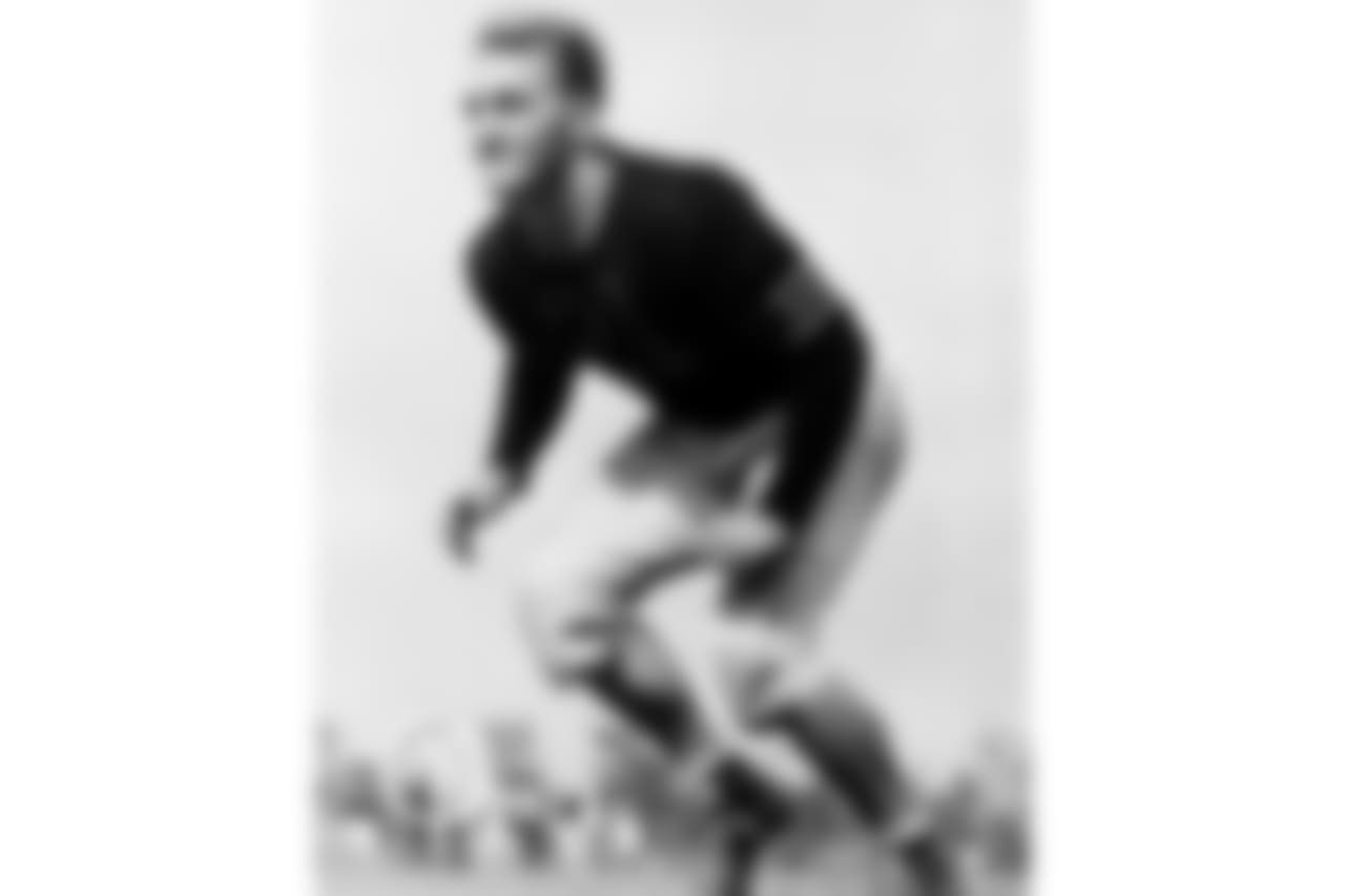 Danny Fortmann, Colgate
Chosen by the Bears in the ninth round of the NFL's first draft in 1936, Fortmann was a six-time all-NFL guard who was inducted into the Hall of Fame in 1965.
Photo credit: AP Photo