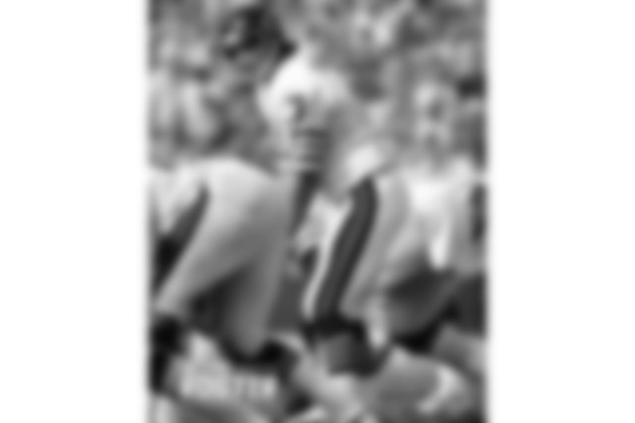 A sixth-round pick, Avellini was thrown into duty and found immediate success. He threw for 942 yards in eight games played as a rookie, including three straight starts with more than 200 yards through the air.