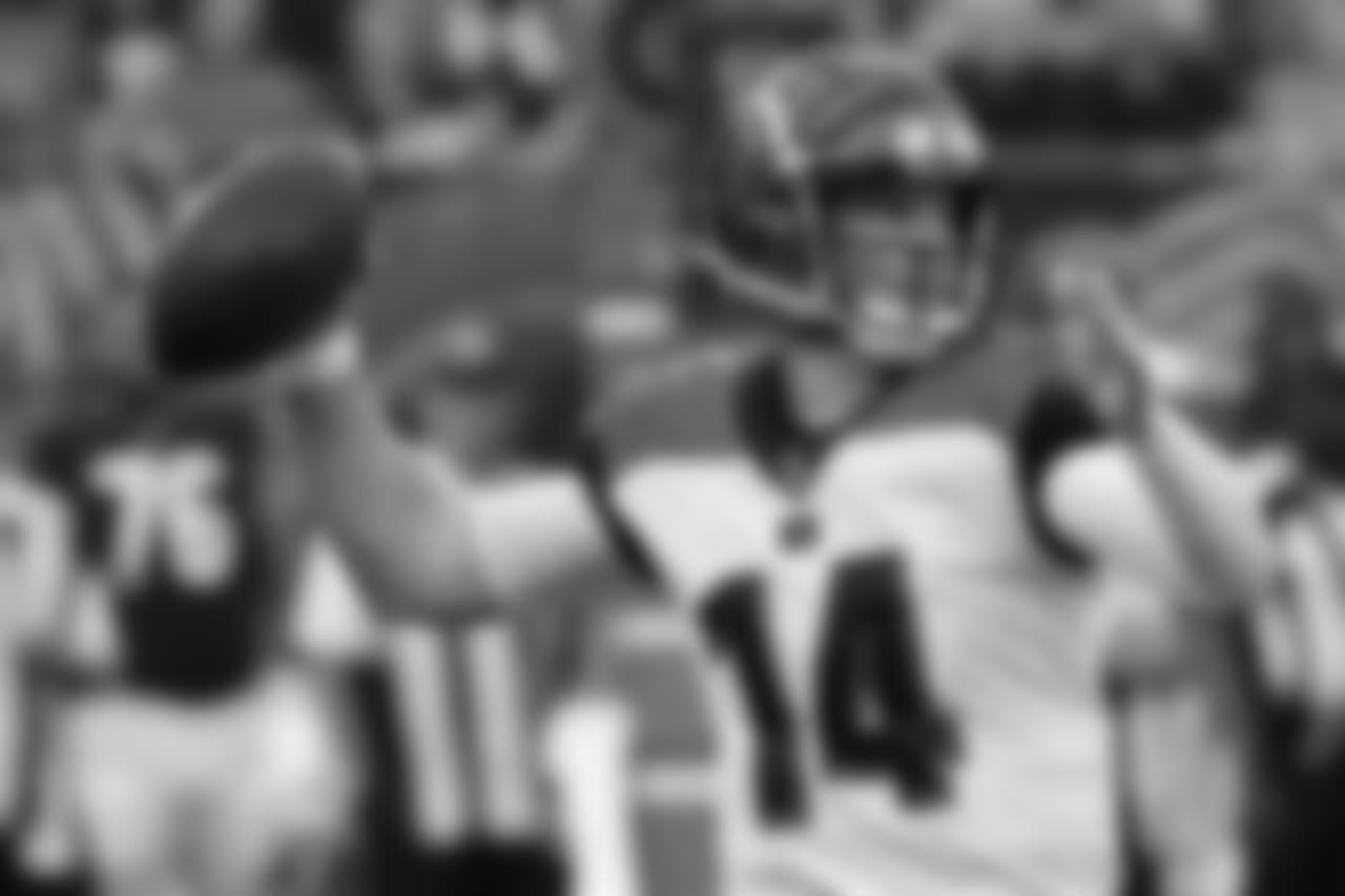 Cincinnati Bengals quarterback Andy Dalton throws during the first half of the team's NFL preseason football game against the Chicago Bears, Thursday, Aug. 9, 2018, in Cincinnati. (AP Photo/Frank Victores)