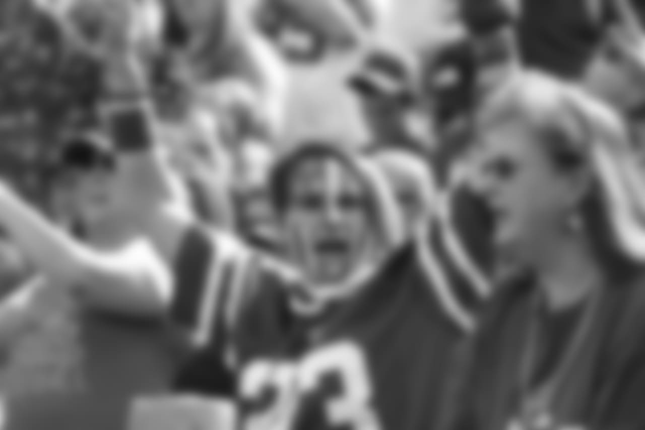 Bills fans At New Era Field for the Week 7 game against the Buccs.
