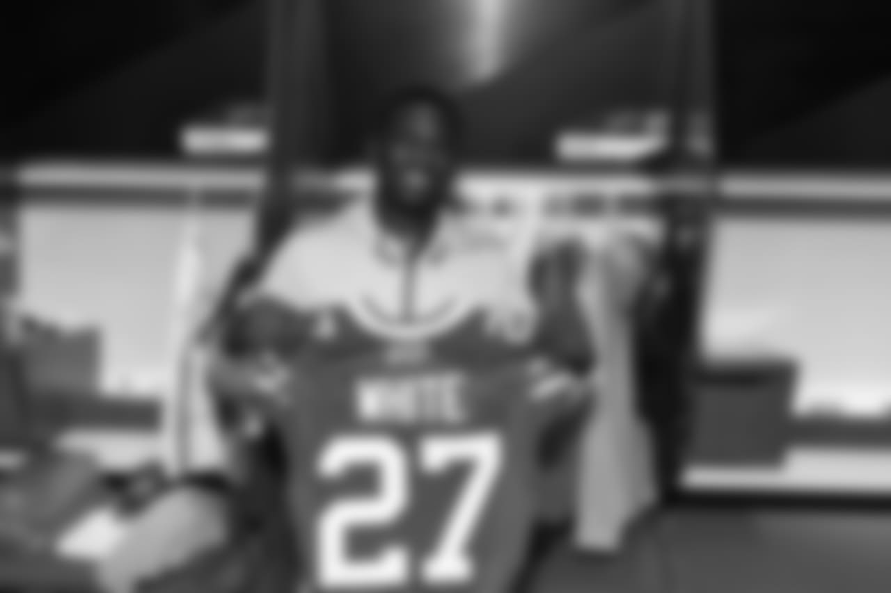 Bills first-round pick CB Tre'Davious during his first visit to One Bills Drive after he was selected in the 2017 NFL Draft.