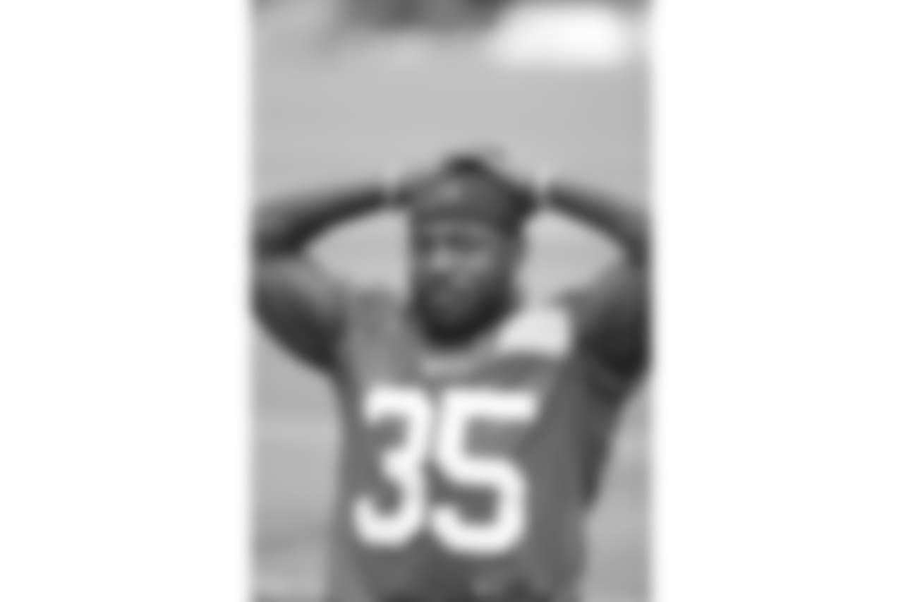 Keith Ford - 2018 Buffalo Bills Training Camp at St. John Fisher College.
Photo by Bill Wippert
August 7, 2018
