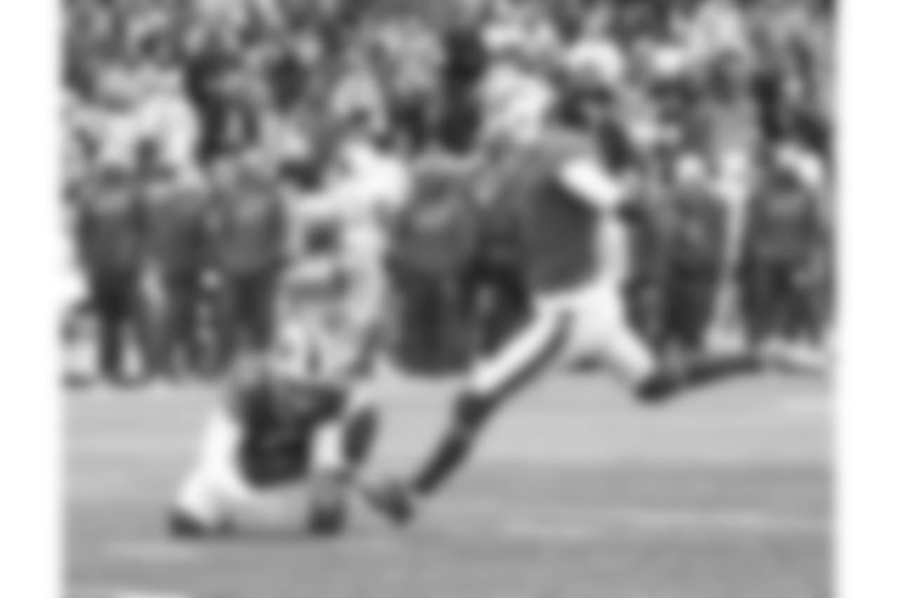 Colton Schmidt #6, P, and Stephen Hauschka #4, K.