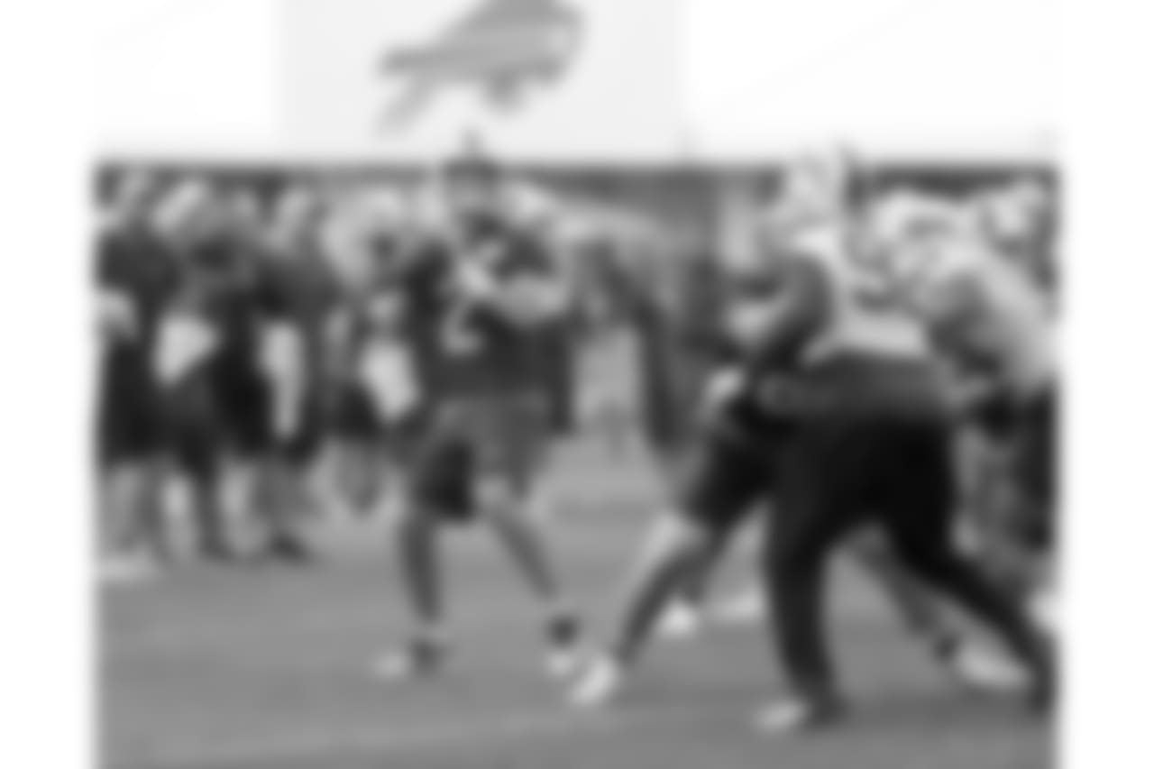 Nathan Peterman - 2018 Buffalo Bills Training Camp at St. John Fisher College.
Photo by Bill Wippert
August 7, 2018