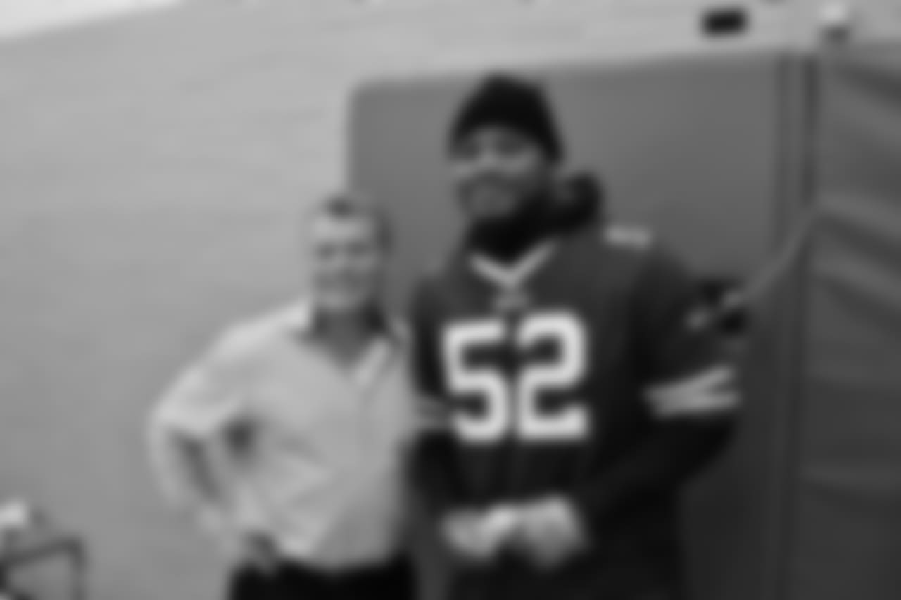 Preston Brown (52) at Northwest Buffalo Community Center