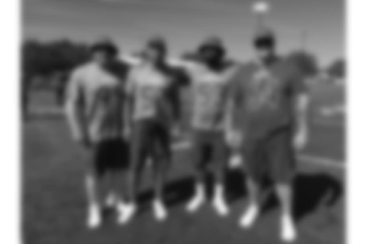 DT Kyle Williams (No. 95), LB Lorenzo Alexander (No. 57), LB Zach Brown (No. 53) and G Richie Incognito (No. 64) (2016)