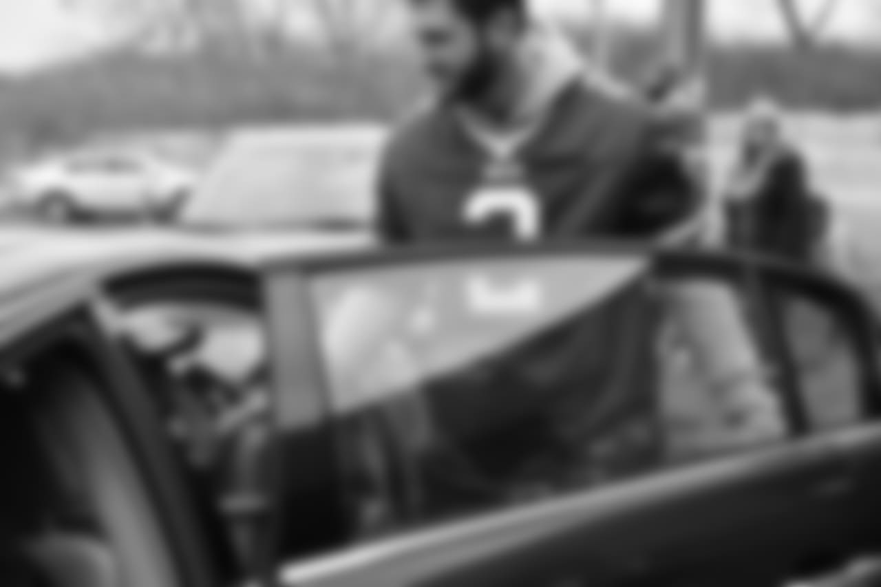 Nathan Peterman (2) at Bills Thanksgiving Blitz