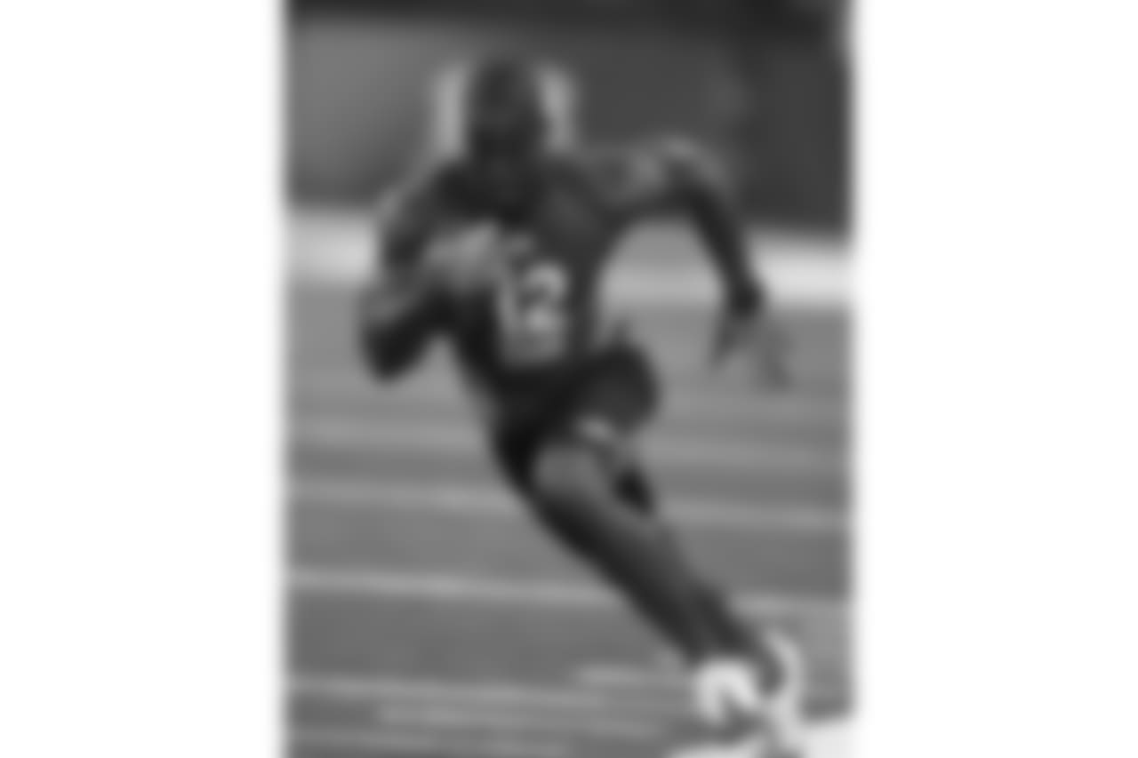 Measured at 5-11, 203 pounds. Ran a 4.49 40-yard dash, recorded a 36-inch vertical leap and ran a 4.07 20-yard shuttle.
