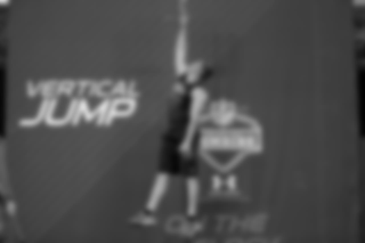 Measured at 6-3, 252 pounds. Ran a 4.93 in the 40-yard dash with a 30.5-inch vertical leap and a broad jump of 110 inches. Performed 21 reps on the bench press.