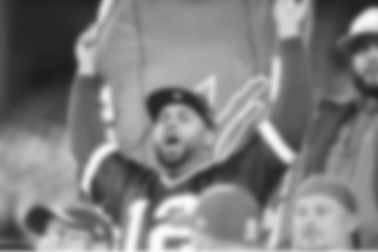 Bills fans in New York for the Week 9 game against the Jets.