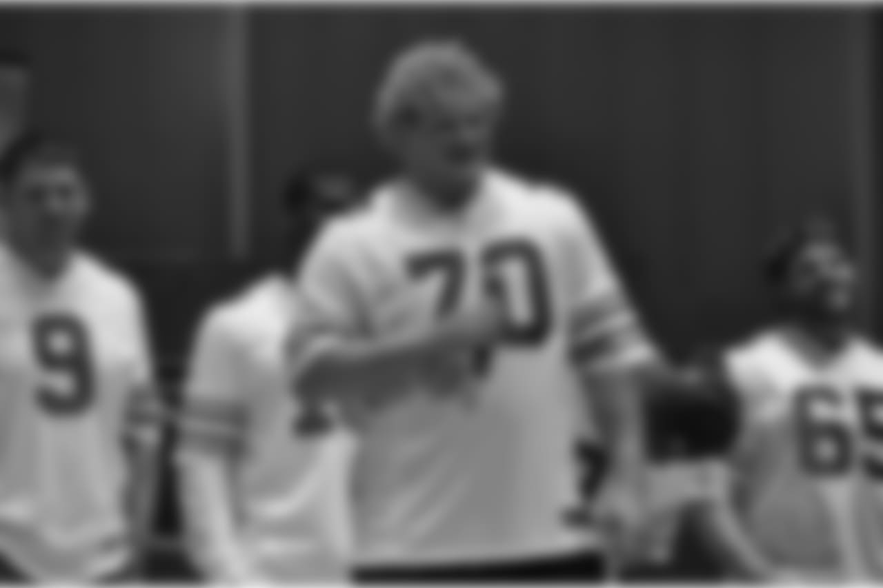 Center Eric Wood (No. 70) - 2012
