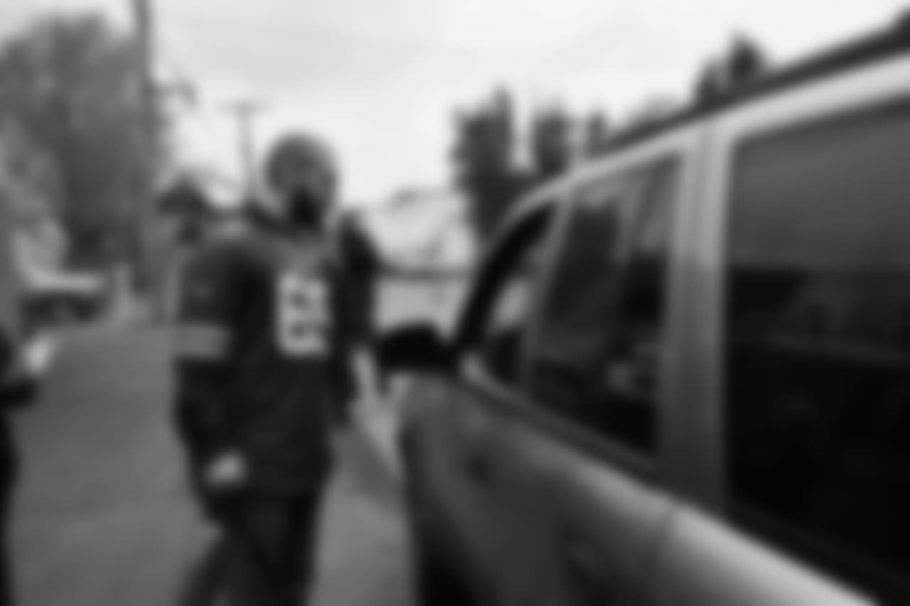 Reid Ferguson (69) at Bills Thanksgiving Blitz 2017