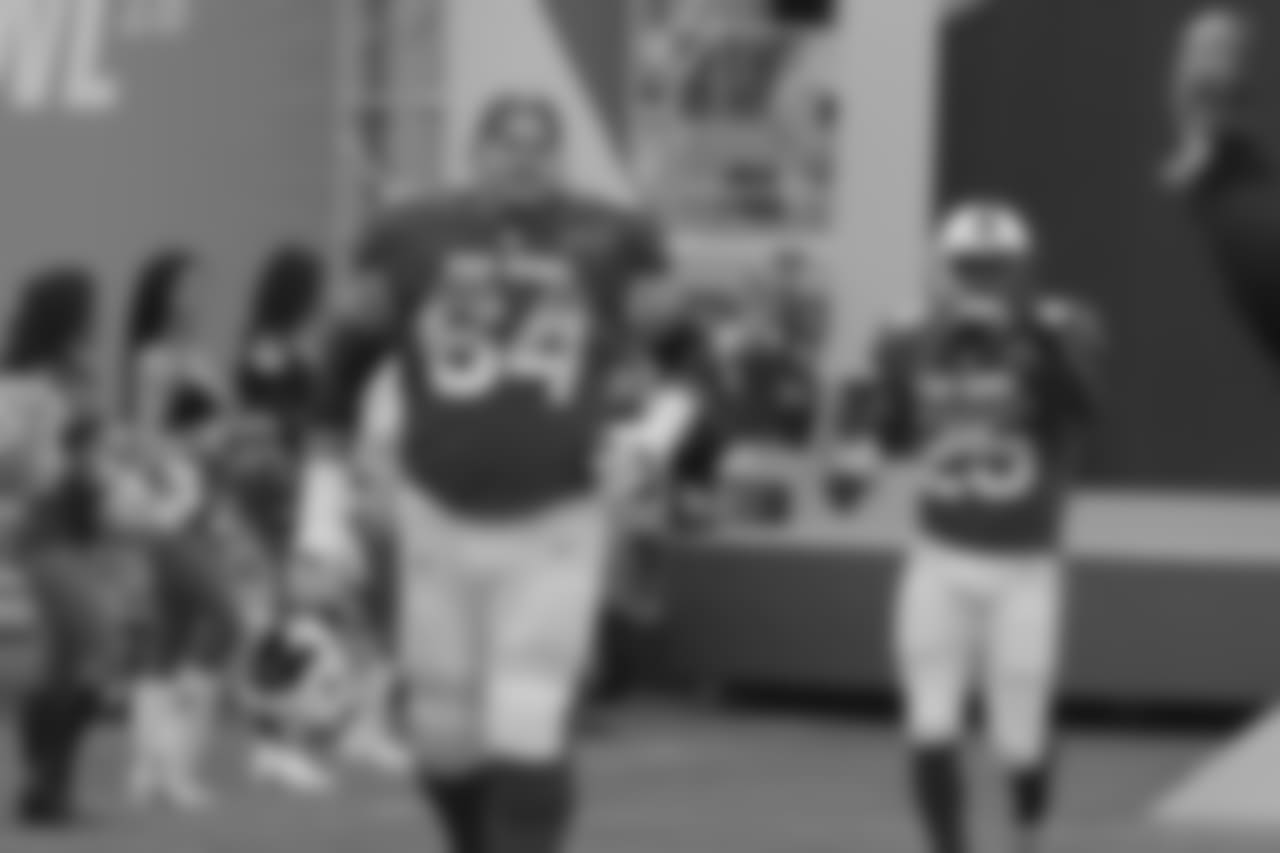 G Richie Incognito and RB LeSean McCoy on game day at the 2018 Pro Bowl in Orlando, Florida.