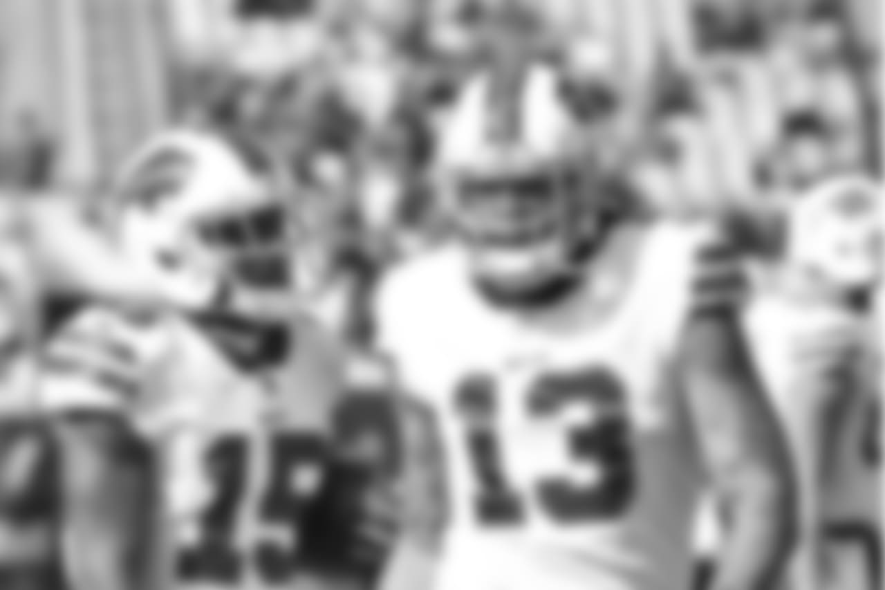 Brandon Tate #15, WR, and Kelvin Benjamin #13, WR