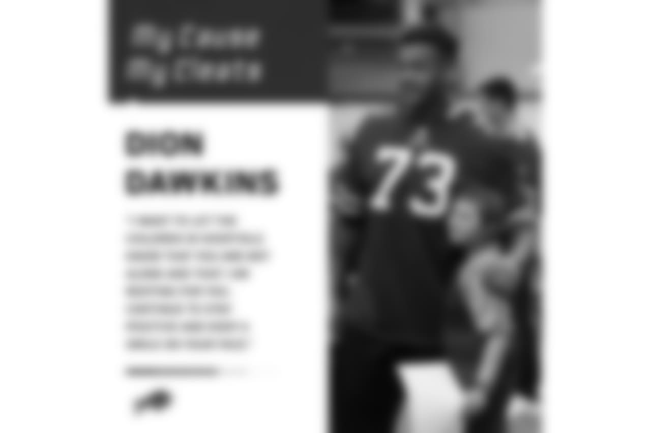 T Dion Dawkins (73)- Children fighting illness - John R. Oishei Children's Hospital