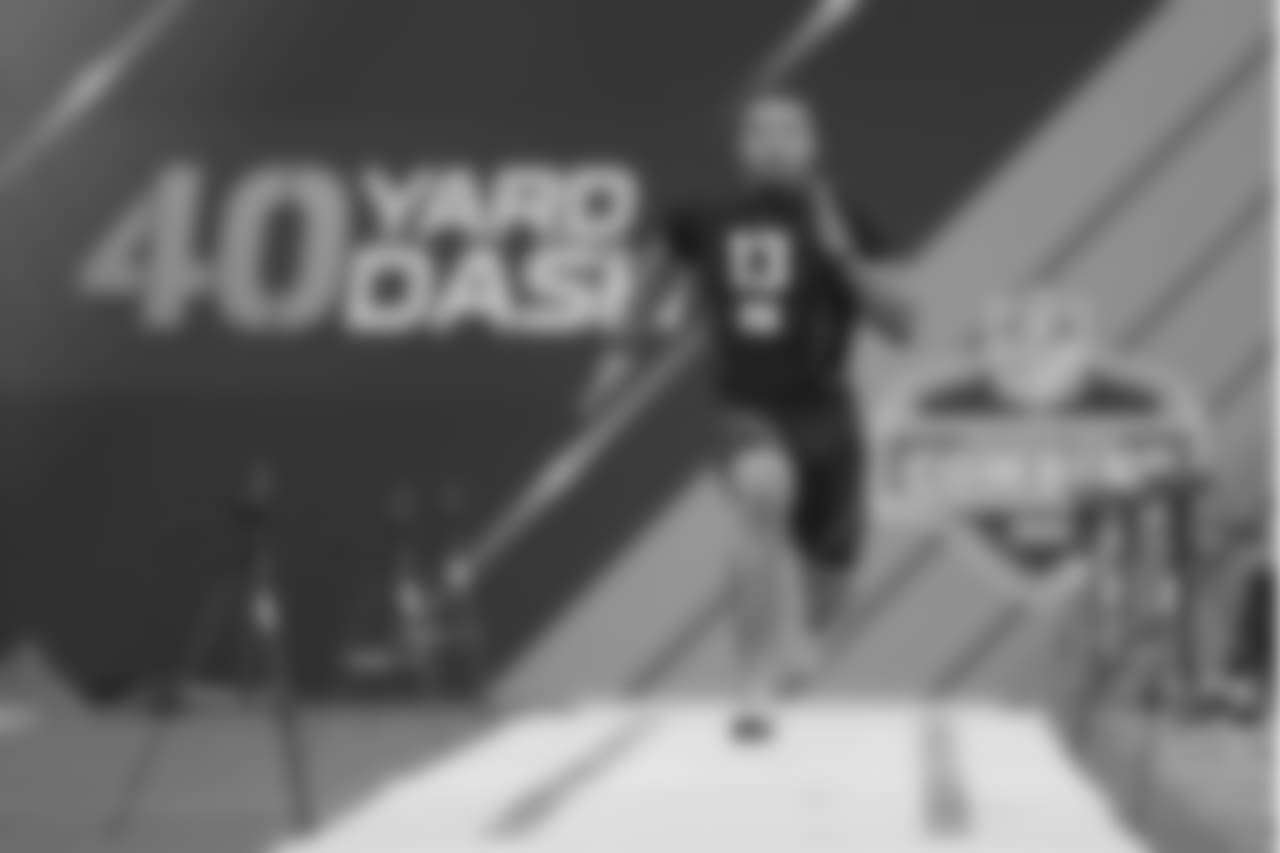 Measured at 5-10, 212 pounds. Ran a 4.49 40-yard dash and recorded a 31.5-inch vertical jump.