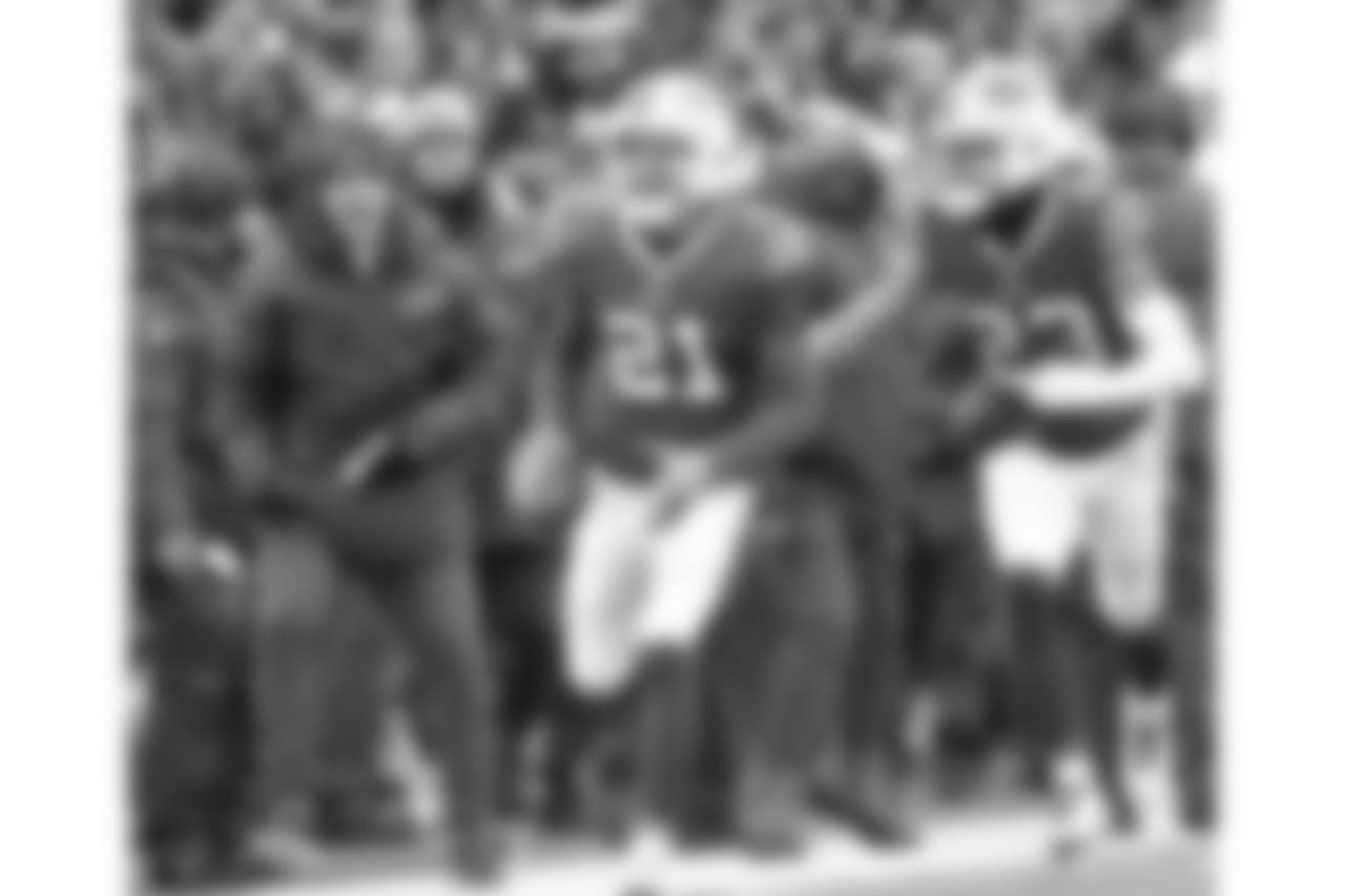 Safety Jordan Poyer (No. 21) and safety Micah Hyde (No. 23) - Week 15 vs. the Miami Dolphins