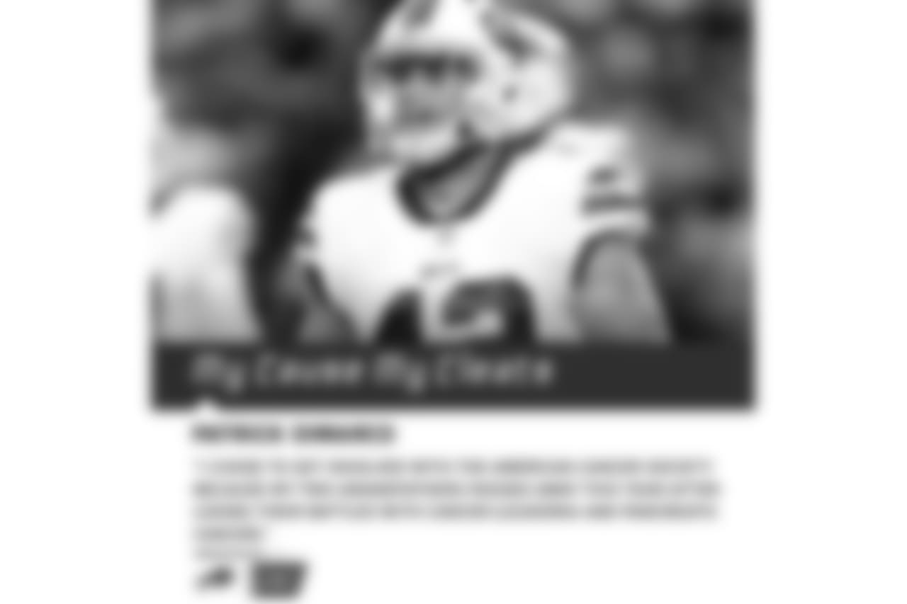 FB Patrick DiMarco (42)- Cancer Awareness- American Cancer Society