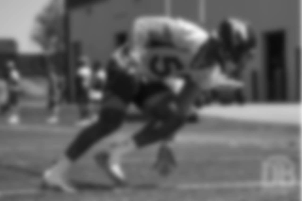 outside linebacker Von Miller (58) during practice at the eighth day of OTAs on June 5, 2018.