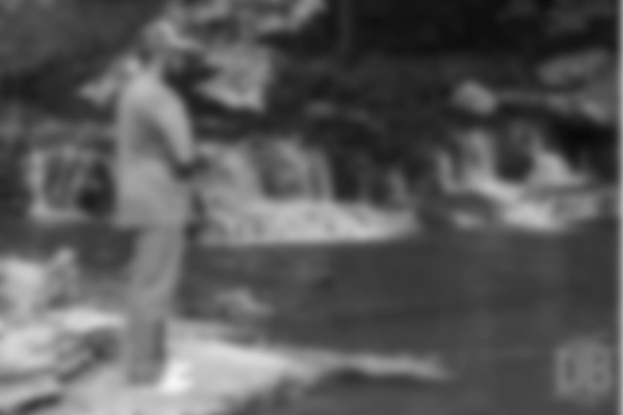 Von Miller's father, also named Von, at the fishing portion of Von Miller's Pass Rush Summit at Dogwood Canyon Nature Park on June 28, 2018.