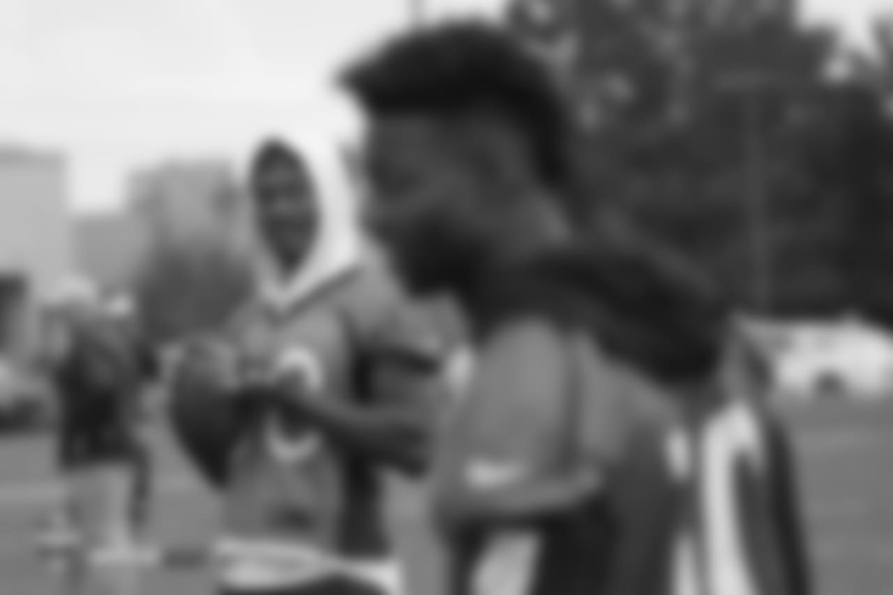 Wide receiver Demaryius Thomas (88) during the 10th day of training camp on August 8, 2018, at UCHealth Training Center.