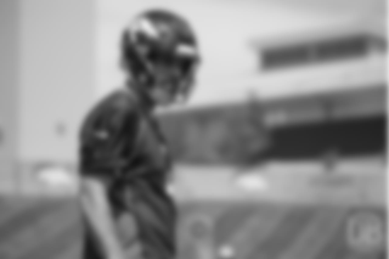 quarterback Case Keenum (4) during the 10th and final day of OTAs on June 7, 2018 at UCHealth Training Center.